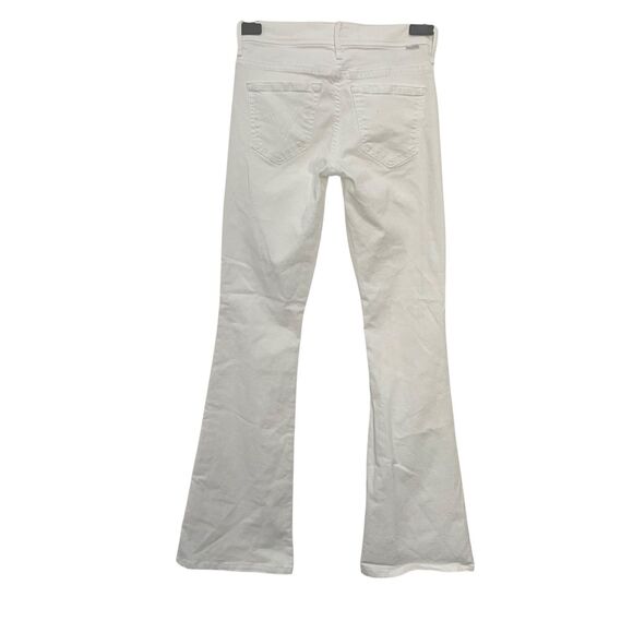 Mother Jeans The Cruiser White Flared Sz 25 - Picture 4 of 16